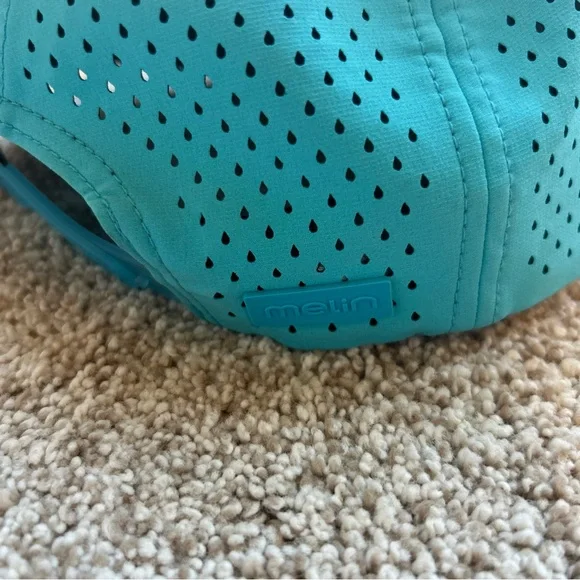 Melin Coronado Splash Hydro Neon Blue Flamingo Snapback Hat Good Vibes 56-60cm - Picture 3 of 15